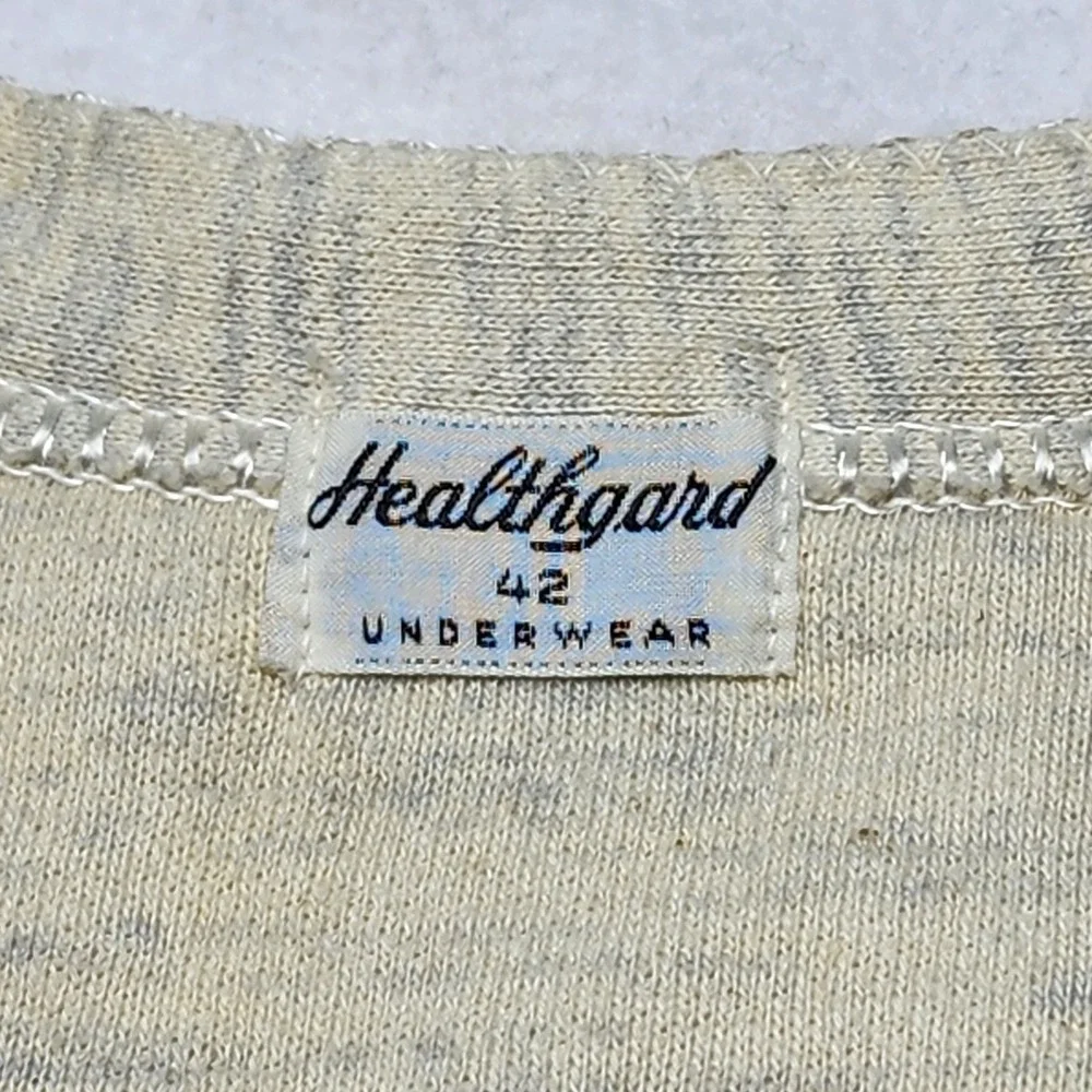 Vintage Mens Union Suit Long Johns Montgomery Ward New Dead Stock‎ 42 Healthgard